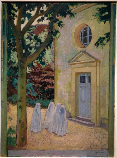 Museo Maurice Denis, Saint Germain en Laye, Francia, Maurice Denis, Las comulgantes frente a la capilla del priorato de Unbekannt Unbekannt